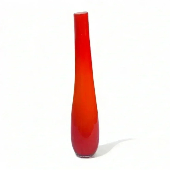 French Souffle a la Bouche Handblown Bud Vase - Picture 2 of 4